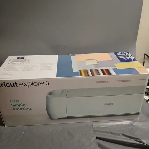 BOXED CRICUT EXPLORE 3