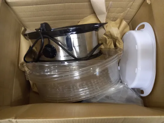 DAEWOO 3-TIER FOOD STEAMER WITH RICE BOWL