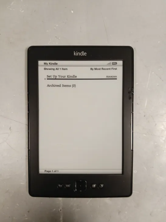 AMAZON KINDLE D01100 E-READER 