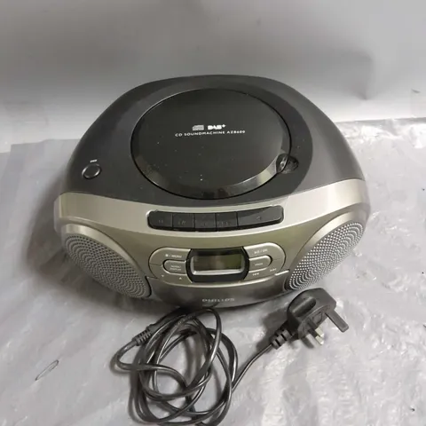 BOXED PHILIPS CD SOUNDMACHINE AZB600 IN SILVER