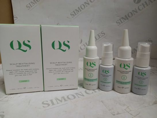 LOT OF 2 QS SCALP REVITALISING 2 STEP TREATMENTS