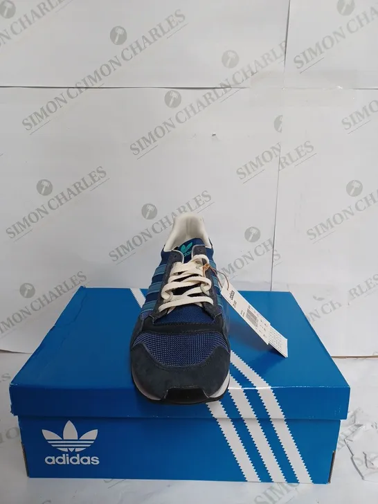 ADIDAS ORIGINALS ZX 500 TRAINERS IN DARK NAVY & BLUE - UK 9 