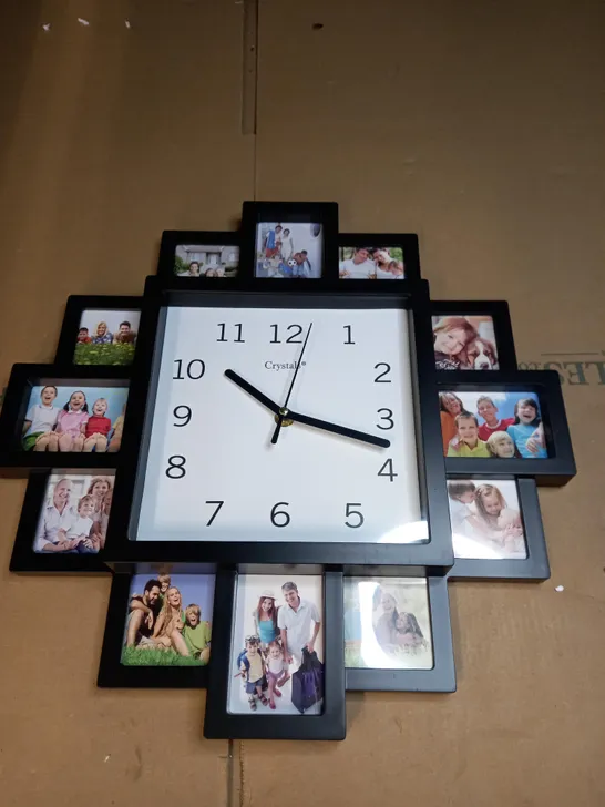 DENNY MULTI PHOTO WALL CLOCK