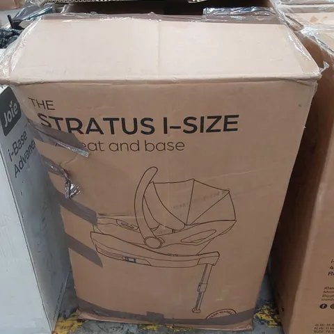 BOXED ICKLE BUBBA THE STATUS I-SIZE CAR SEAT AND BASE 