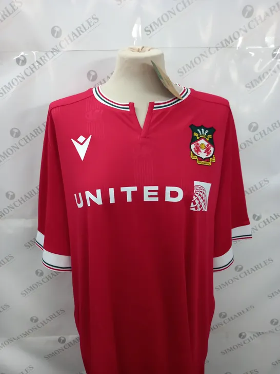 WREXHAM FC 23/24 HOME SHIRT SIZE 3XL