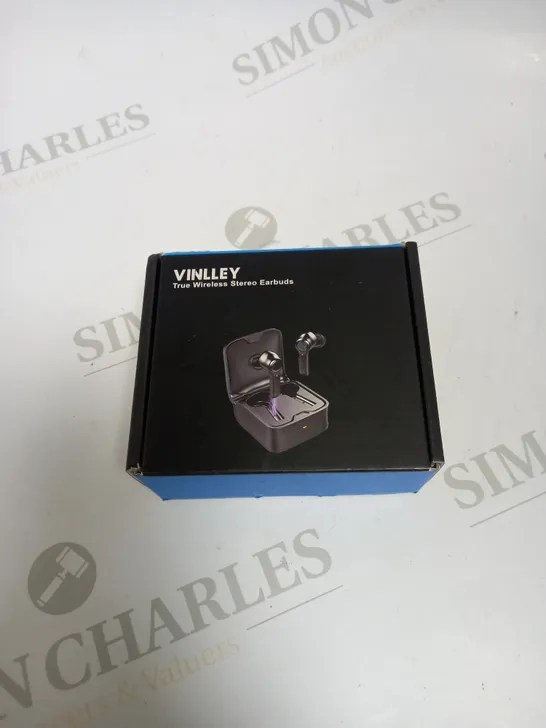 VINLLEY TRUE WIRELESS STEREO EARBUDS - BLACK