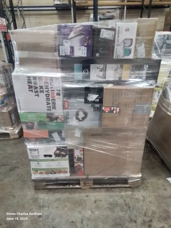 PALLET OF APPROXIMATELY 36 UNPROCESSED RAW RETURN HOUSEHOLD AND ELECTRICAL GOODS TO INCLUDE;