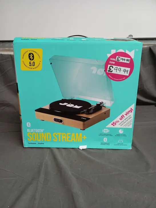 JAM X4 SOUND SYSTEM+ BLUETOOTH TURNTABLES