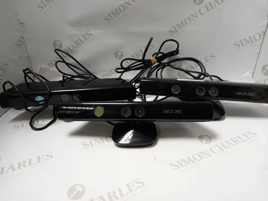 LOT OF APPROX 12 ASSORTED XBOX 360 KINECT SENSORS 