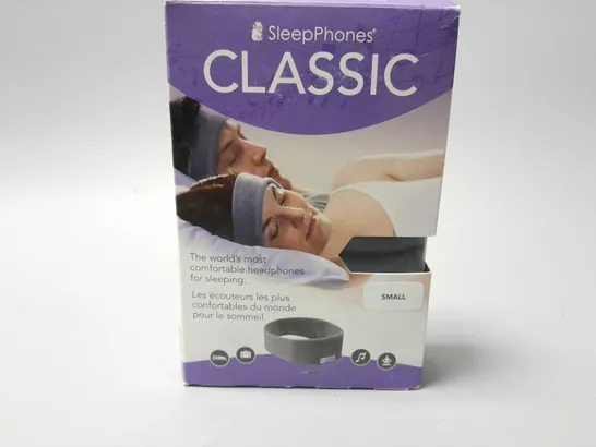 BOXED SLEEPPHONES WIRELESS HEADPHONES (BLACK) - SIZE SMALL