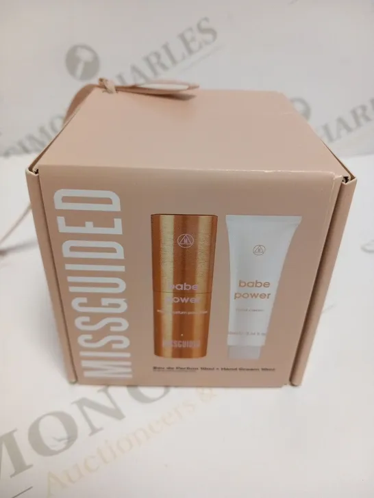 BOXED AND SEALED MISSGUIDED EAU DE PARFUM AND HAND CREAM GIFT SET