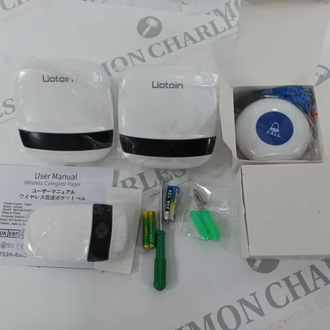 BOXED WIRELESS CAREGIVER PAGER