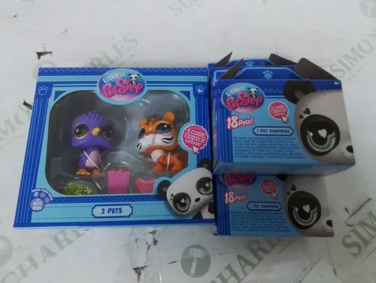 LOT OF 4 LITTLEST PETSHOP FIGURINES