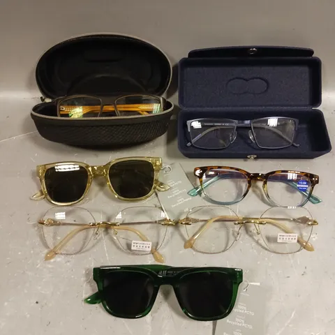 APPROXIMATELY 20 ASSORTED GLASSES/SUNGLASSES IN VARIOUS DESIGNS 