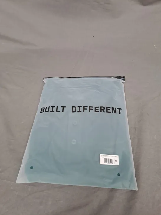 BAGGED BUILT DIFFERENT POLO TEE SIZE XL