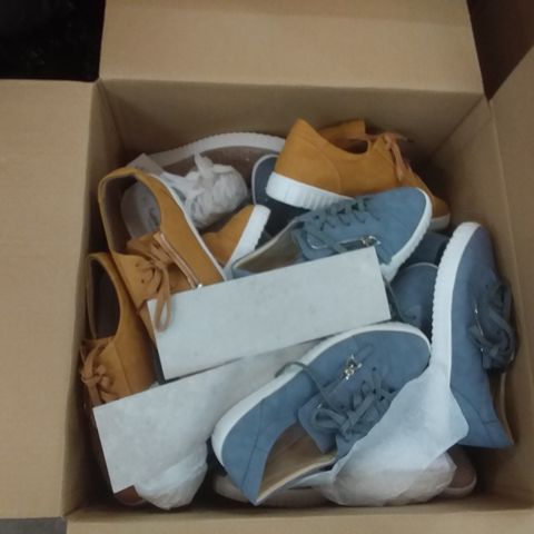 BOX OF ASSORTED SHOES 