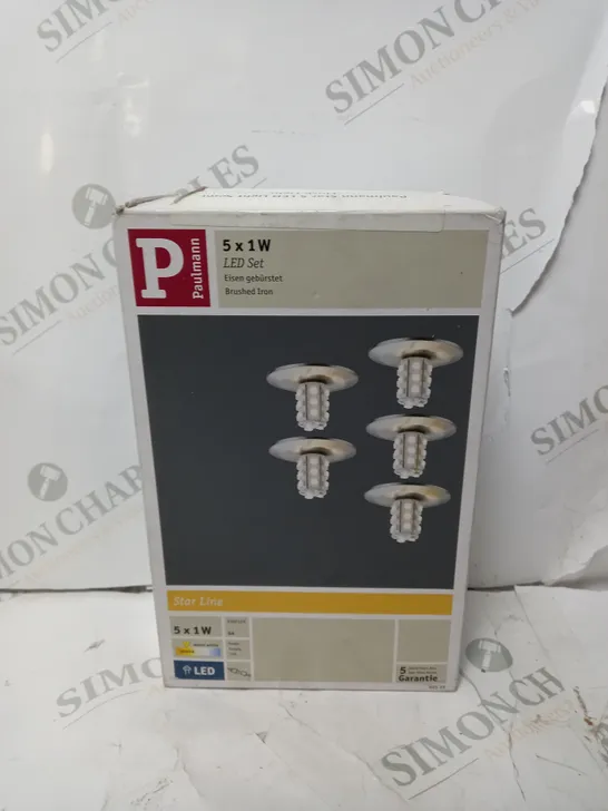 PAULMANN STAR 5 LED LIGHT SEMI-FLUSH LIGHT