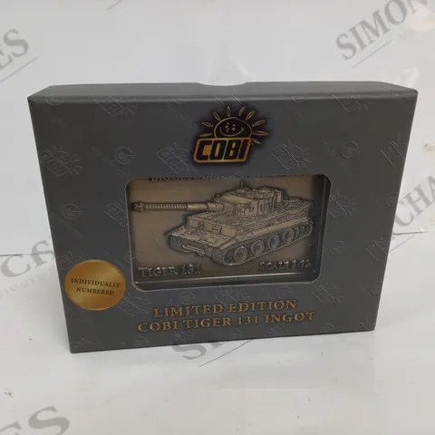 COBI LIMITED EDITION TIGER 131 TANK INGOT ( 1 OUT OF 300 ) 