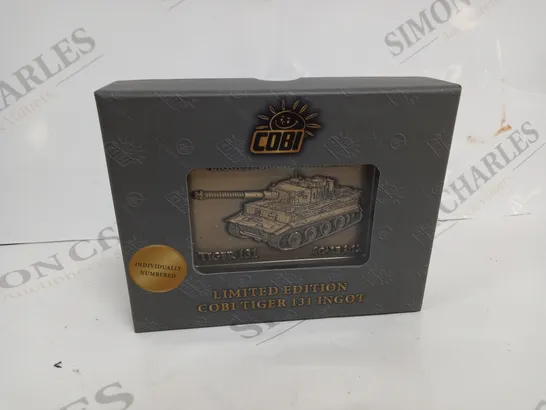 COBI LIMITED EDITION TIGER 131 TANK INGOT ( 1 OUT OF 300 ) 