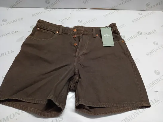 & APEX BERMUDA STRAIGHT SHORTS LOOSE FIT - UK 14