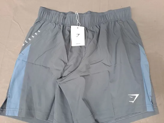 GYM SHARK SPORT 7' SHORTS IN BLUE SIZE LARGE