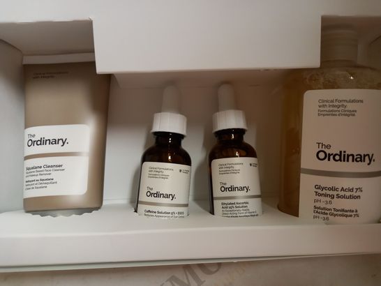 THE ORDINARY - THE BRIGHT SET - INCL. SQUALINE CLEANSER, CAFFEINE SOLUTION, ETHYLATED ASCORBIC ACID & GLYCOLIC ACID TONER