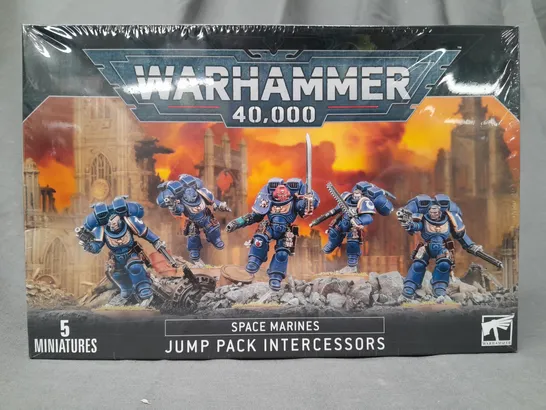 BOXED WARHAMMER 40K SPACE MARINES - JUMP PACK INTERCESSORS (PACK OF 5 MINIATURES)