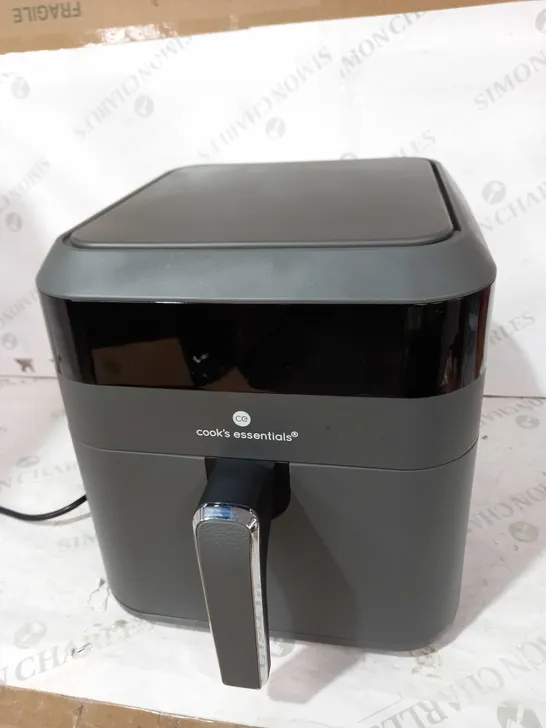 BOXED COOK'S ESSENTIALS 5.8L AIR FRYER IN SLATE GREY