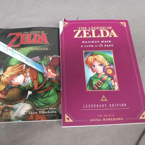 EIGHT ASSORTED THE LEGEND OF ZELDA BOOKS