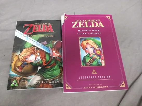 EIGHT ASSORTED THE LEGEND OF ZELDA BOOKS