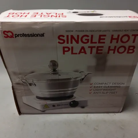 BOXED SQ PROFESSIONAL SINGLE HOT PLATE HOB