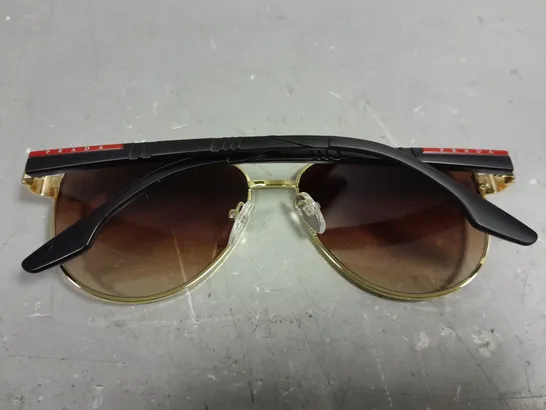 PRADA LINEA ROSSA AVIATOR FRAME SUNGLASSES 