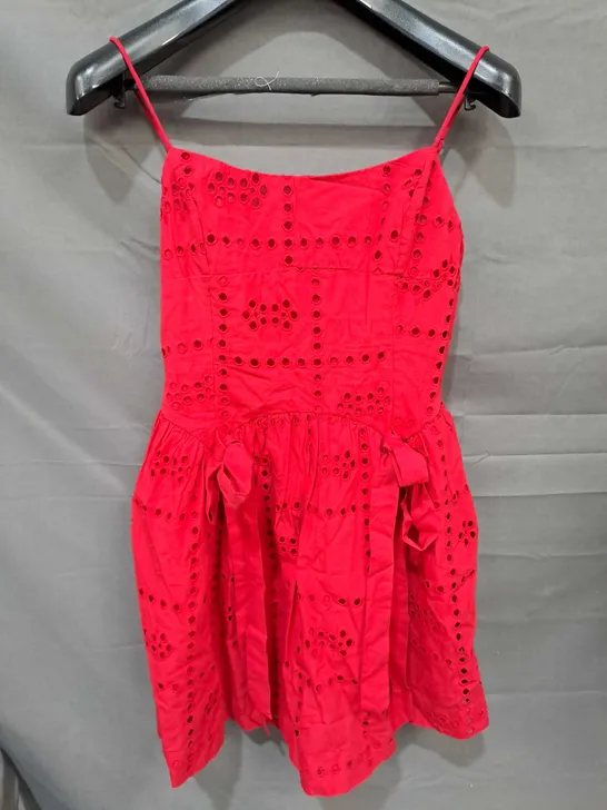 DAMSON MADDER RED SHORT DRESS