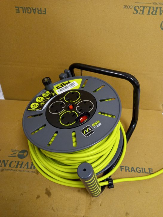 MASTERPLUG 50M EXTENSION REEL 