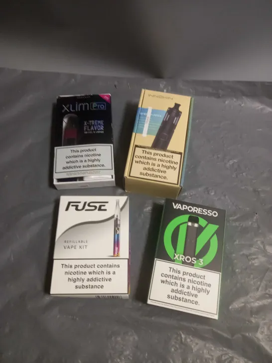 APPROXIMATELY 20 BOXED E-CIGARETTES TO INCLUDE OXVA, VAPORESSO, INNOKIN ETC 