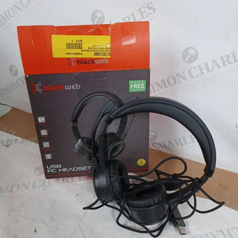 BLACKWEB USB PC HEADSET