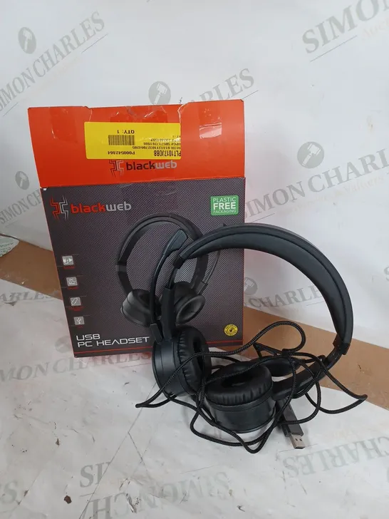 BLACKWEB USB PC HEADSET