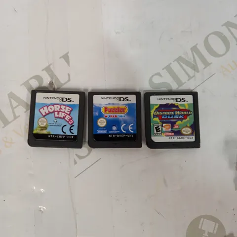 X3 NINTENDO DS GAMES 