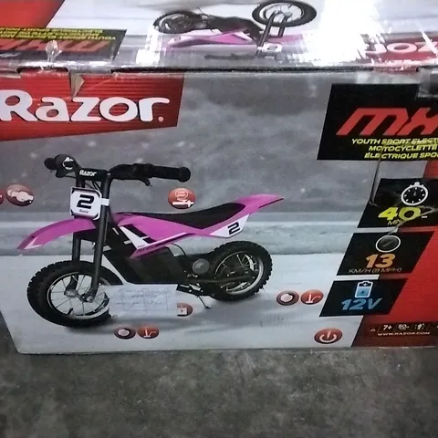 BOXED RAZOR MX125 ELECTRIC MOTOCROSS BIKE