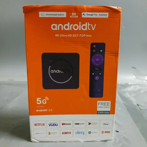 ANDROIDTV 8K ULTRA HD SET TOP BOX