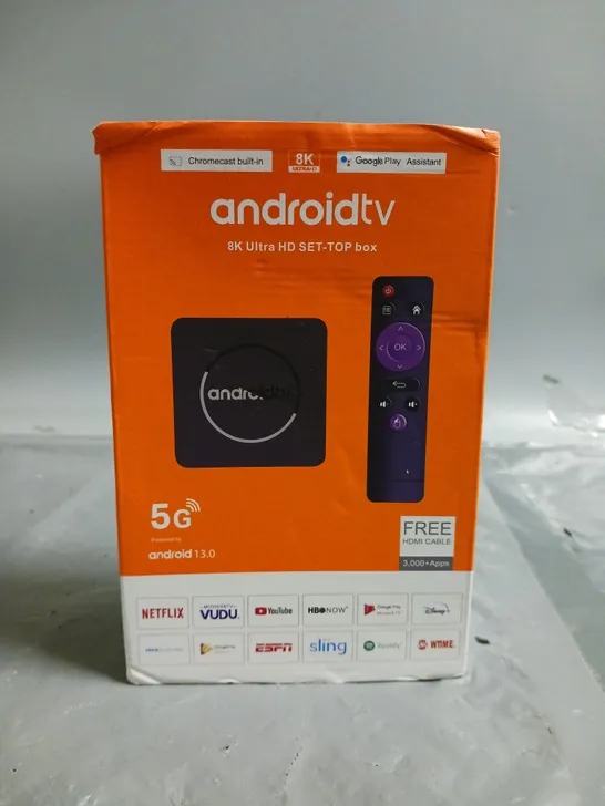 ANDROIDTV 8K ULTRA HD SET TOP BOX