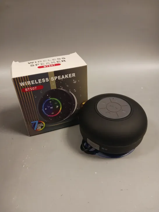 BOXED BTS07 WIRELESS SPEAKER 