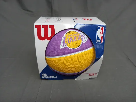 NBA LA LAKERS BASKETBALL SIZE 3