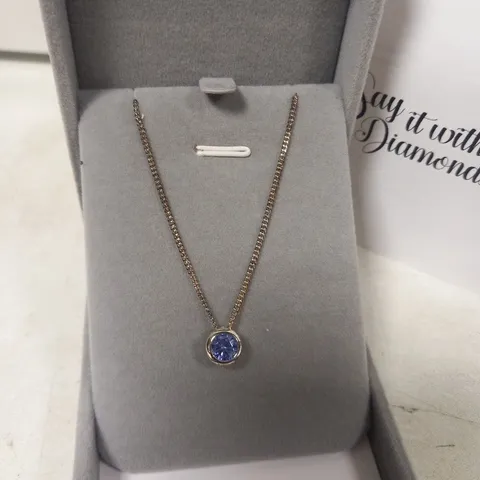 BOXED SAY IT WITH DIAMONDS BIRTHSTONE NECKLACE