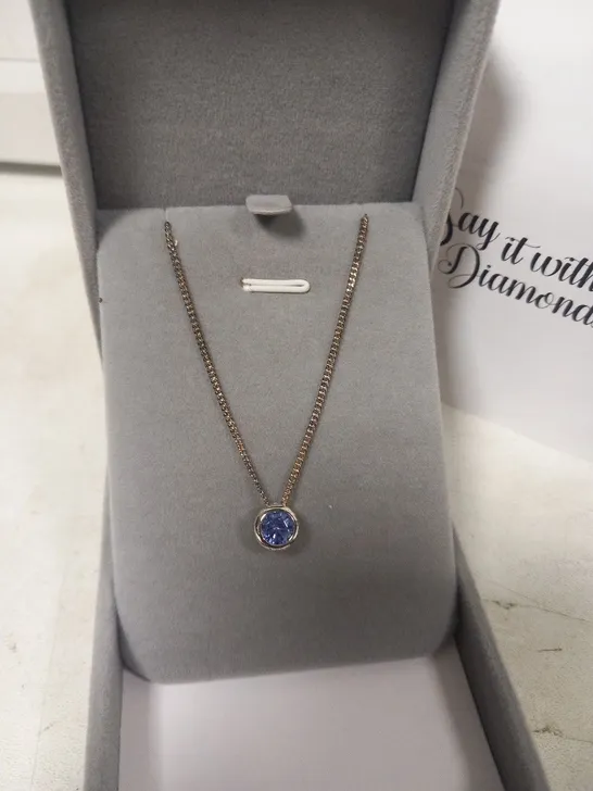 BOXED SAY IT WITH DIAMONDS BIRTHSTONE NECKLACE