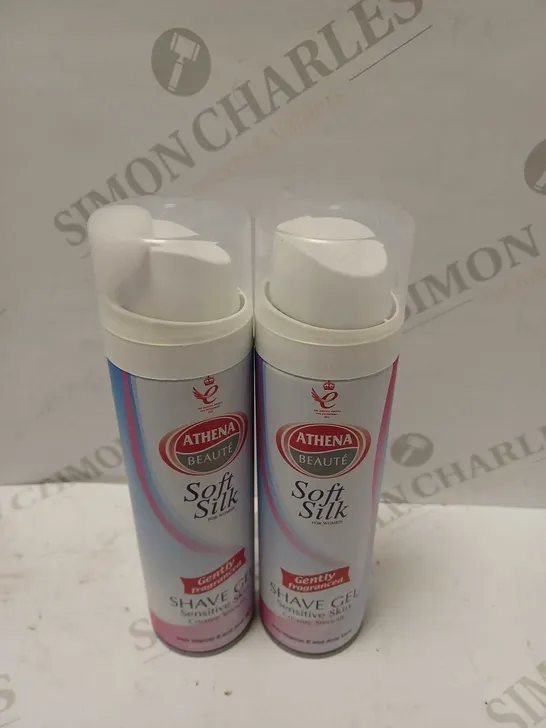 LOT OF TWO TO INCLUDE ATHENA BEAUTE SHAVE GEL