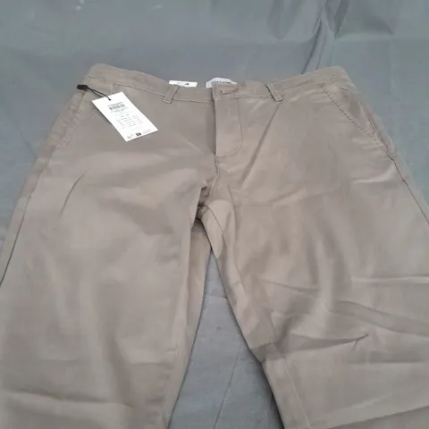 JACK & JONES SLIM JJBOWIE BEIGE PANTS - W32 L30