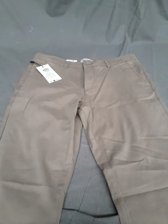 JACK & JONES SLIM JJBOWIE BEIGE PANTS - W32 L30