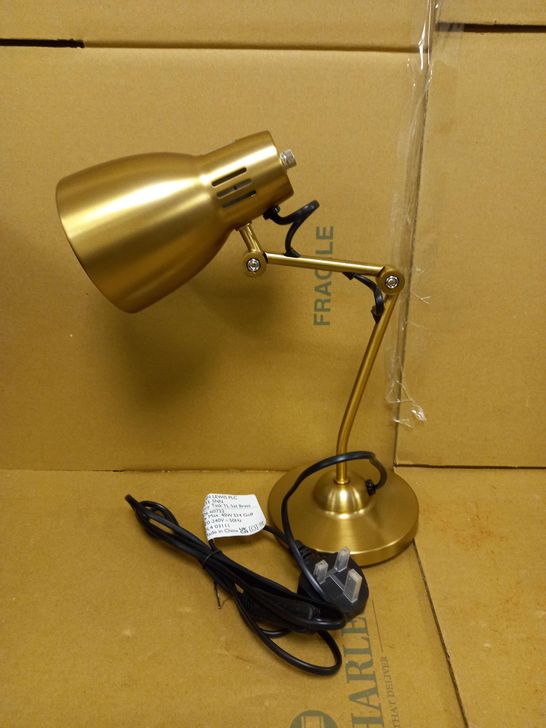 JOHN LEWIS AND PARTNERS TONY TABLE LAMP - BRASS EFFECT 