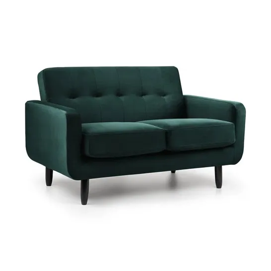 (BOXED) JEAN 2 SEATER SOFA IN DARK GREEN 